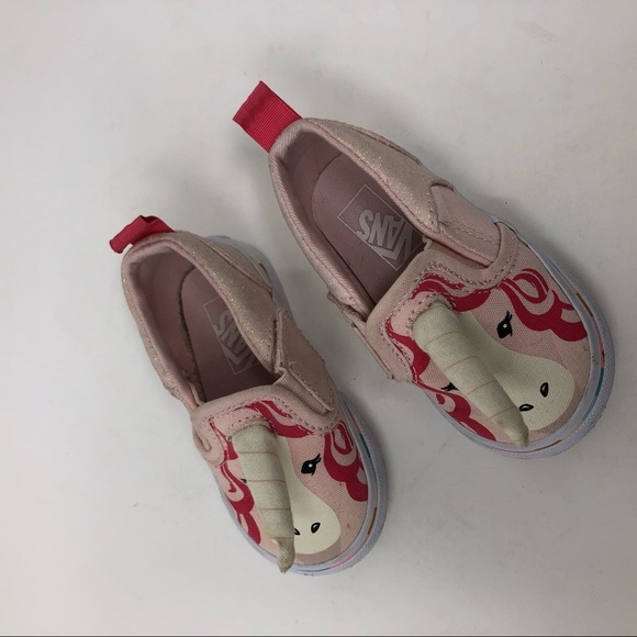 Vans Unicorn Sneakers Sz 4 baby velcro shoes - Picture 3 of 9